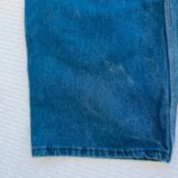 VTG KEY Bib Imperial Denim Jean Overall Men's Size 34 x 30 Blue - Picture 11 of 15